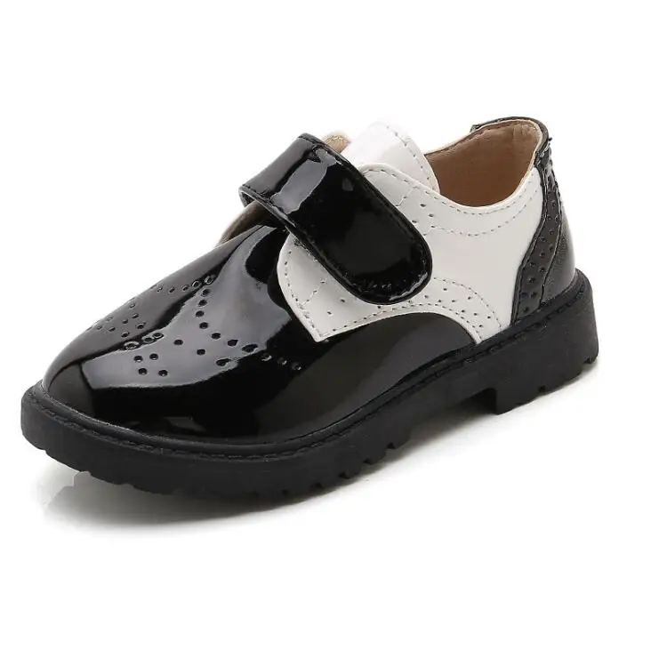 Детская обувь; кожаная Уличная обувь; идеальный дизайн; милая детская обувь; кроссовки для мальчиков и девочек; Повседневная обувь; кроссовки для малышей - Цвет: F8 White