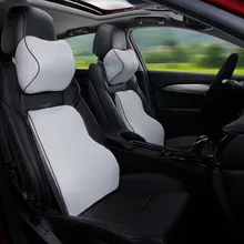 Автомобиль подушку для шеи сна подголовник пены памяти удобные авто аксессуары автозапчастей для девочек Женщины Мужчины passat b6