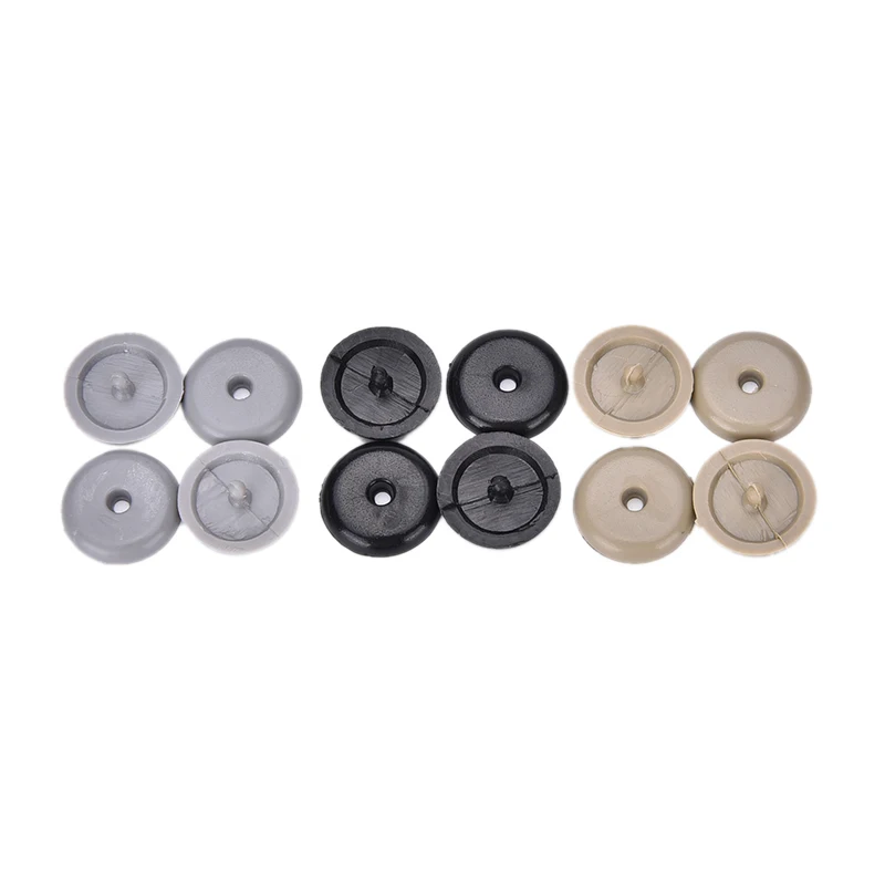 Seatbelt Stop Button 2PCS Safety Car Parts Black Beige Plastic Car