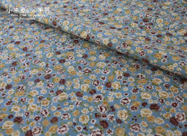 

50cm*110cm KOKKA DIY Patchwork Fabric for Sewing Cotton Linen fabric Flower Japanese Import