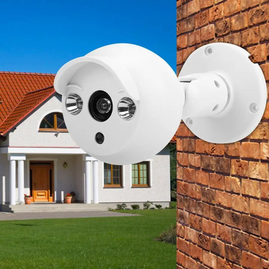

Flashing LED Dummy Fake Camera Smiling Face Simulation Model CCTV Security Camera
