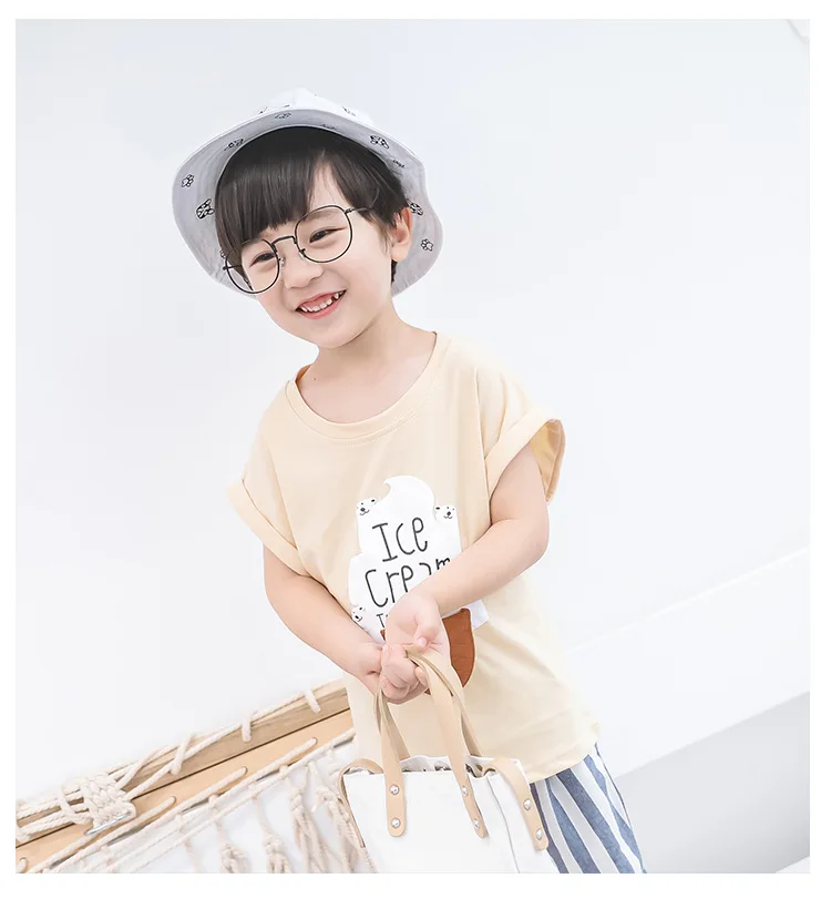 New Cotton Baby Boys Clothes Set Summer Casual Toddler Girl Outfits 2pcs Children Clothing Letter Tshirt Stripe Shorts Kids Suit (10)