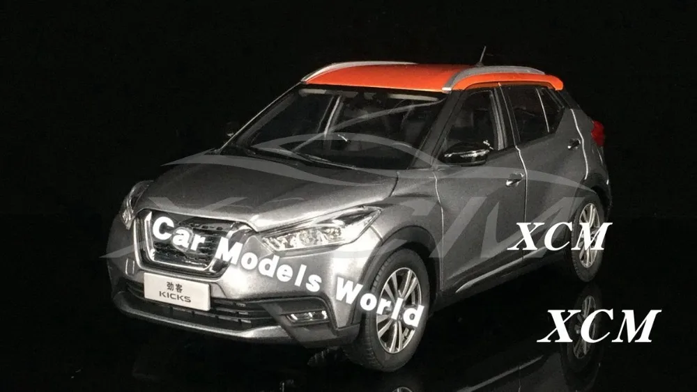 

Diecast Car Model for Kicks SUV 1:18 (Grey/Orange) + SMALL GIFT!!!!!!!