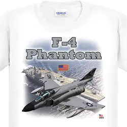Мода 2019 г. одноцветное цвет для мужчин футболка футболки-F-4 Phantom II футболка повседневное