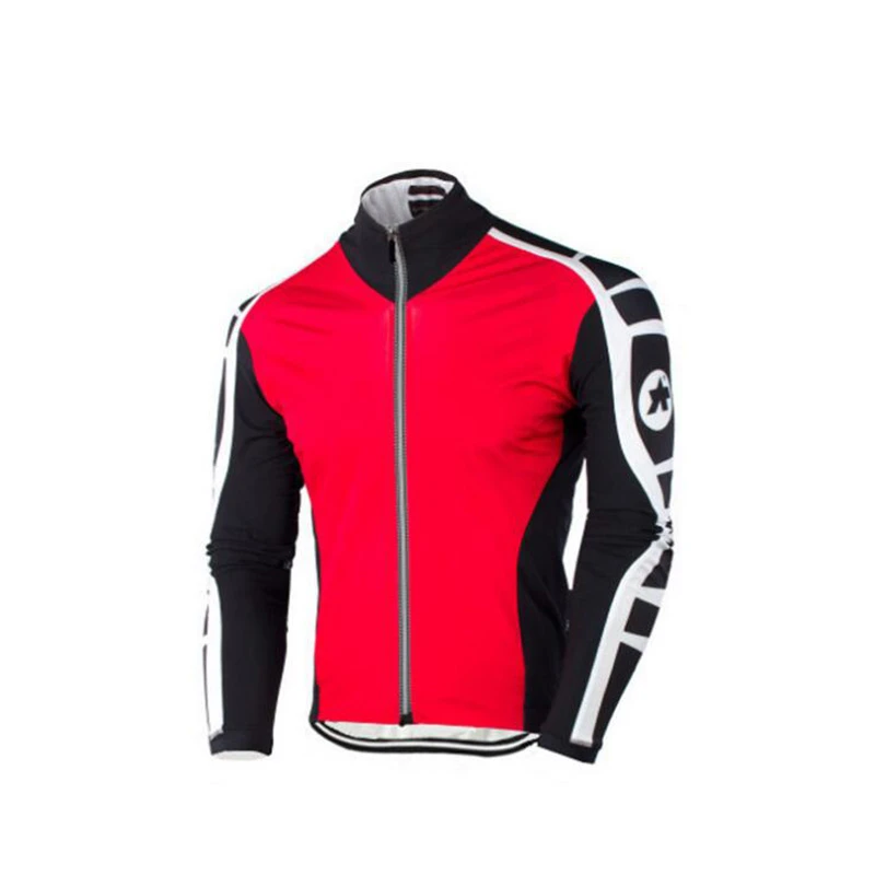 

CKAHSBI Windproof Soft Shell Long Sleeve Coat MTB Bike Sports Jersey Thermal Cycling Jackets Winter Warm Up Bicycle Clothing