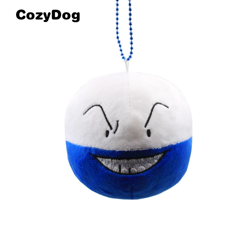 

Anime Electrode Plush Keychain Peluche Pikachu Series Cute Blue Electrode Doll 9 cm 4'' High Quality Soft Stuffed Keychain