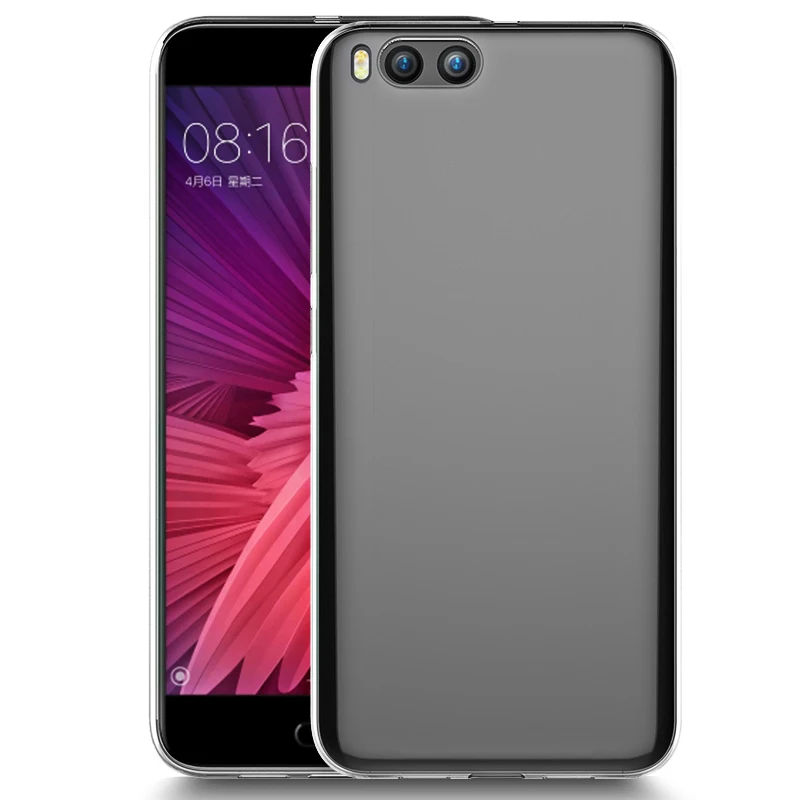 Ультратонкий Прозрачный гелевый ТПУ чехол для Xiaomi 6 Mi Mi6 M6 5 15 дюйм бампер
