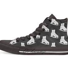 Я бы хотел быть фигурным катанием; дизайн; Повседневная парусиновая обувь; обувь на заказ; Прямая поставка