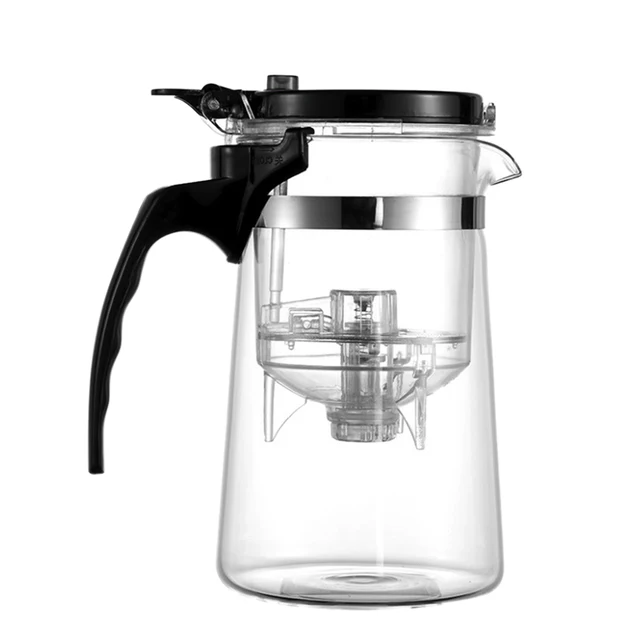 1pcs 650/950 ML Household Tea Filter Glass Teapot Removable to Wash
