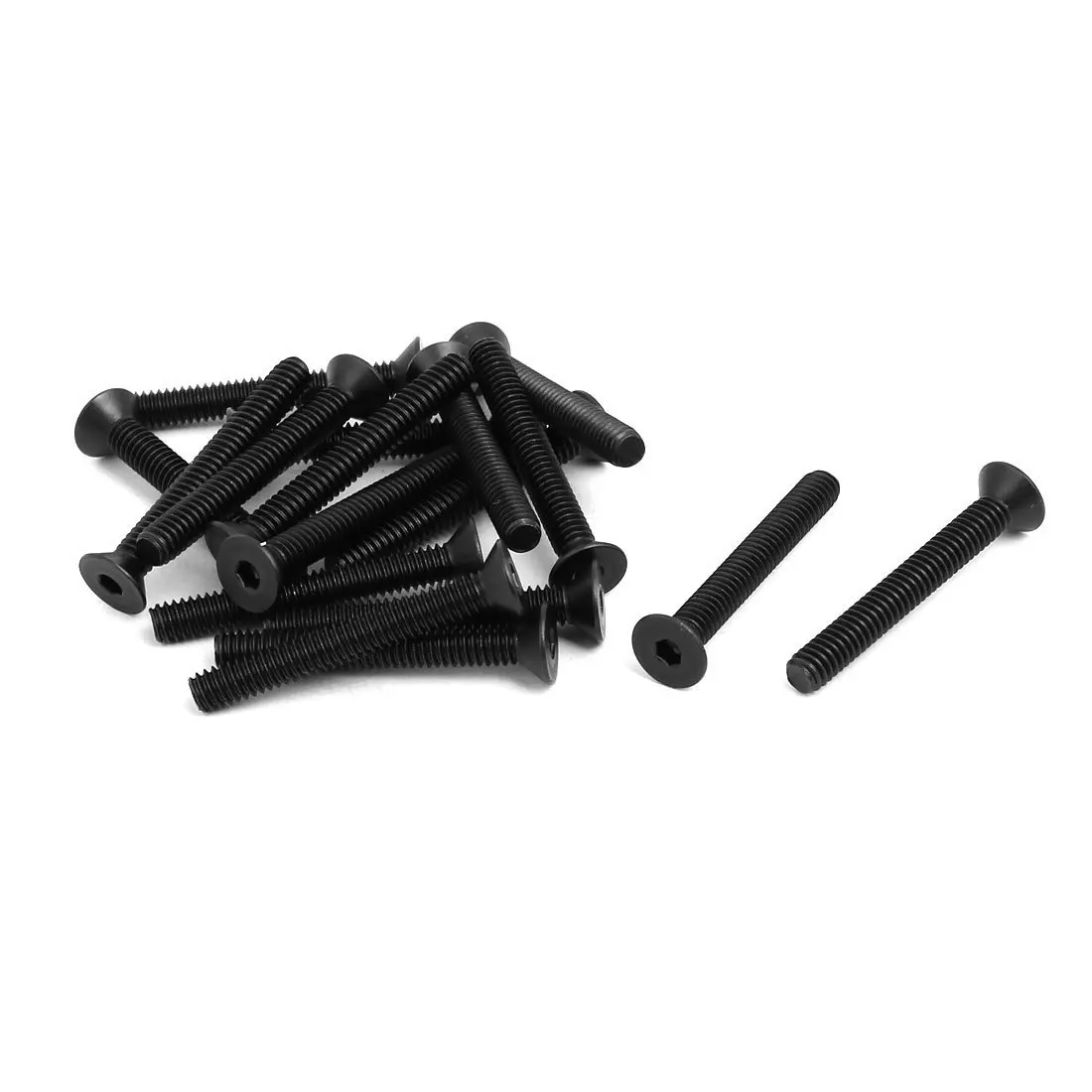 17 шт. горячая Распродажа M8x30mm 8 # x 1-1/4 дюйма 10 9 класса углеродистая сталь потайная
