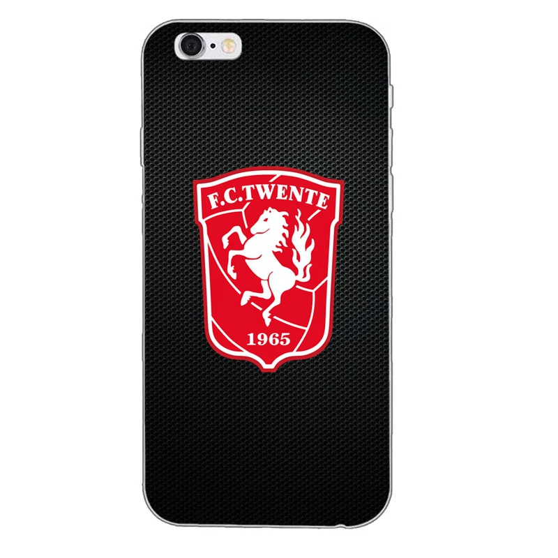 Для FC Twente мягкий, силиконовый, из ТПУ чехол для телефона для Apple iPhone 4 4S 5 5S 5c SE 6 6s plus, 7, 7 plus, 8, 8 plus, X - Цвет: FCTwenteA05