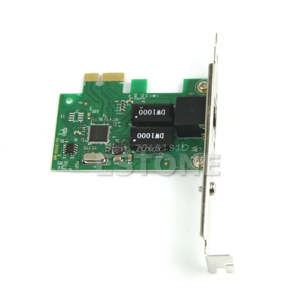 Компьютерные аксессуары Gigabit Ethernet LAN PCI Express PCI-e сетевой контроллер карта 1 шт. и Прямая поставка