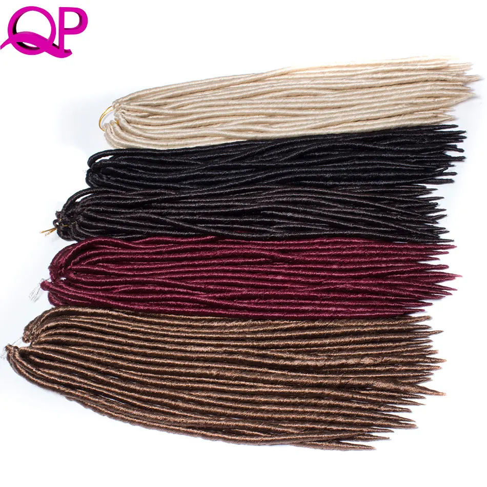 QP-Hair-Faux-Locs-crochet-hair-Synthetic-Braids-Hair-Extension-18''-24strands-100g-Kanekalon-Hair-Black-Brown-1PCS_05