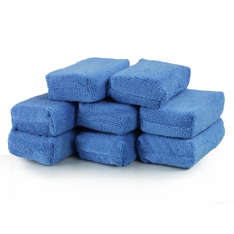 

AUTOYOUTH Microfiber Car Cleaning Applicators Car Washing Sponge Automobile Cleaning Cloths Car Wax Polishing Pad Car Detailling