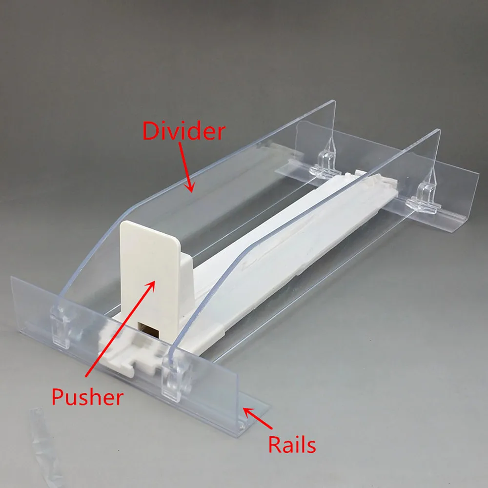 Пластиковая Полка для сигарет, автоматическая раздвижная разделительная система для небольших продуктов, посылка для супермаркета, розничная стойка, 1 упаковка
