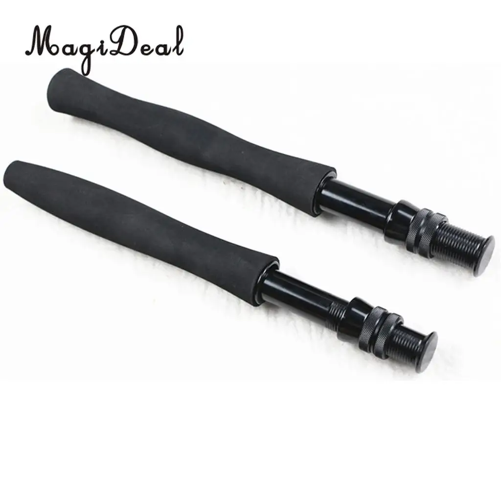 Long EVA Foam Fishing Rod Handle Grip with Reel Seat for Fly Rods, 2 Models