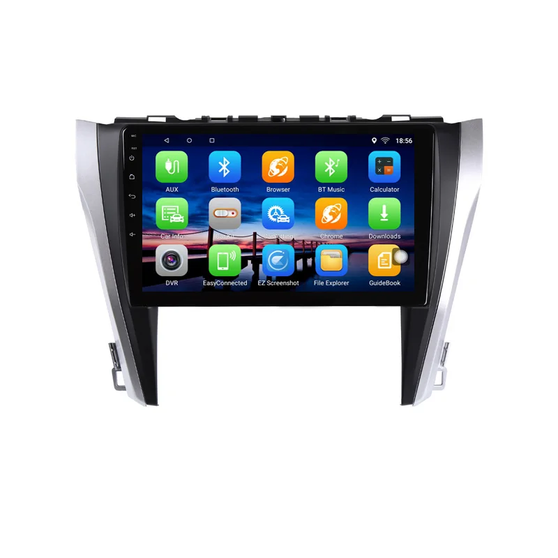 Sale 10.1" 2G RAM 32G ROM Android Car DVD Video Player GPS For Toyota camry 2015 2016 2017 audio car radio stereo navigation wifi 1