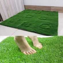 1 м* 1 м большой размер украшения сада высокое качество искусственный стеклянный цветок имитация зеленого растения стены мох дерн моделирование газон