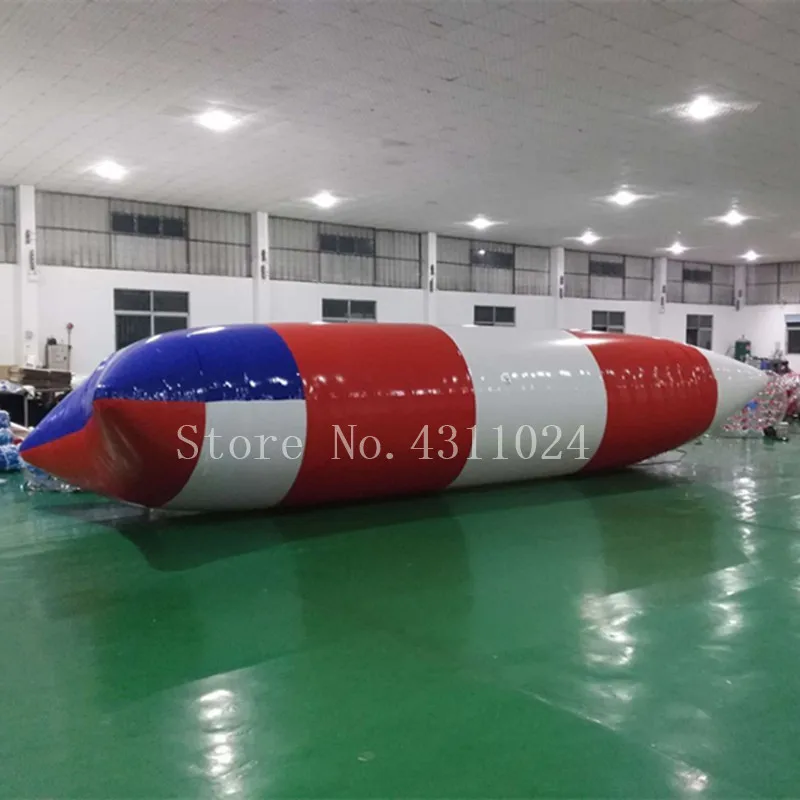 Бесплатная доставка от двери до 9x3 м 0 9 мм ПВХ водная подушка для прыжков надувной