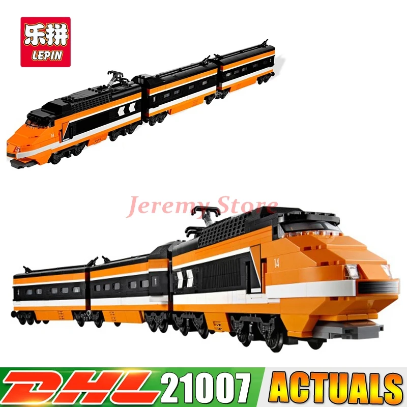 

2018 DHL LP 21007 The Horizon Express Model 10233 Horizon Train Educational Building Blocks Bricks Toys 1351pcs Gift