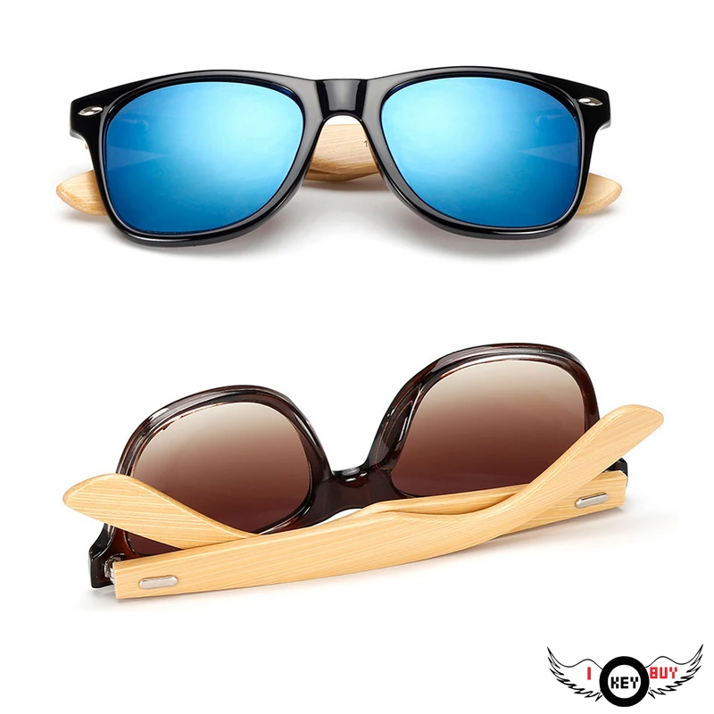 1 шт.,, Новое поступление, бамбуковые солнцезащитные очки для ног для мужчин и женщин, Классическая цветная пленка, бамбуковые анти-солнцезащитные очки I Key Buy