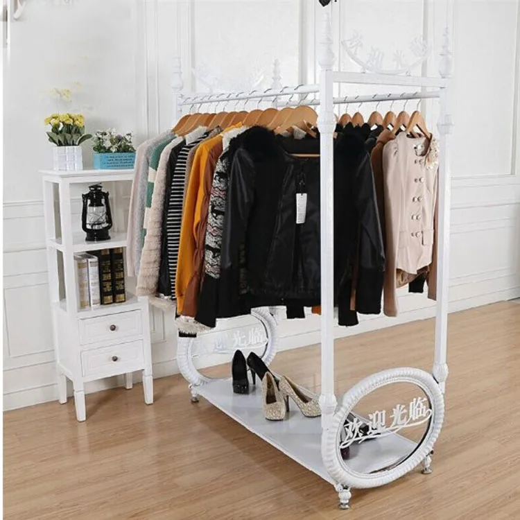 

NICE/ Becautiful Clothing display stand Clothing store shelves Hangers