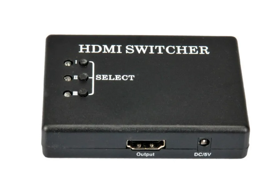 HDMI switch HD switch with remote control 3 into 1 out-in