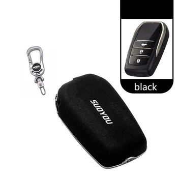 

Genuine Leather Galvanized Alloy Car Key Cover For Toyota Chr C-hr Land Cruiser 200 Avensis Auris Corolla
