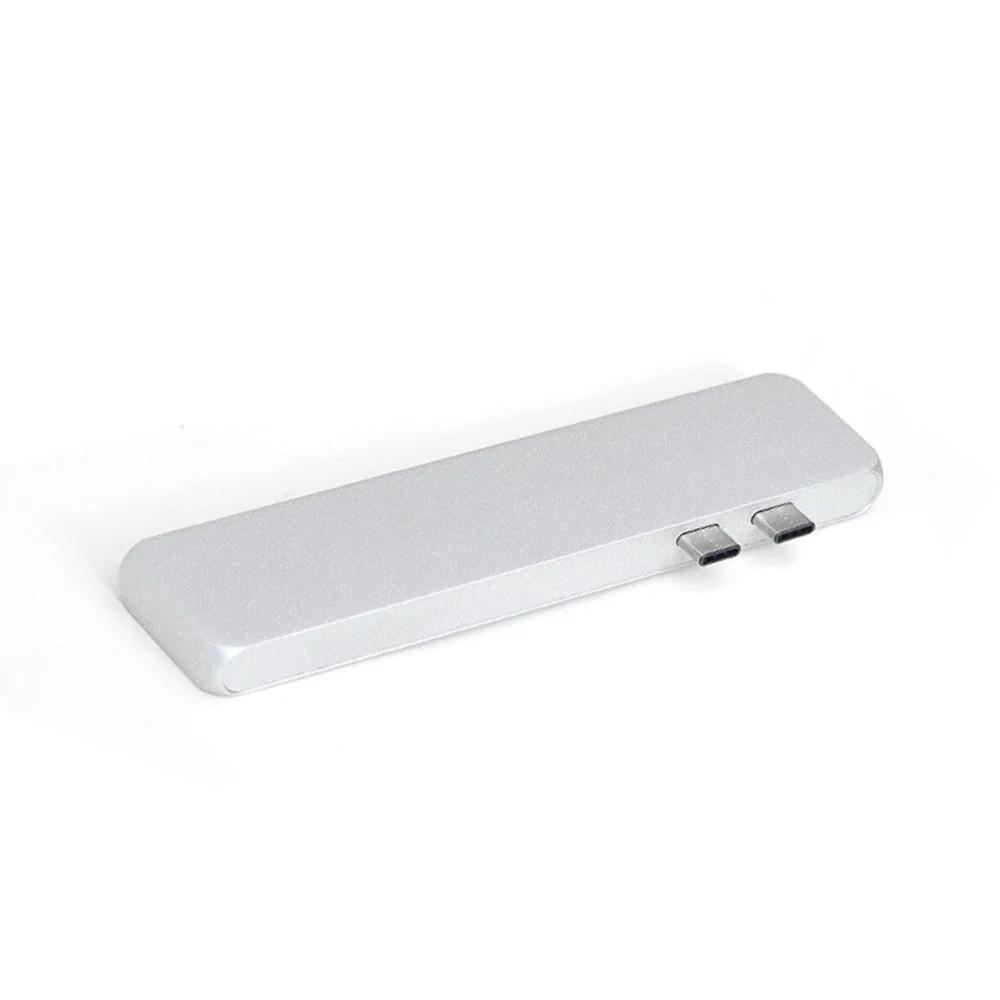 Док станция для ноутбука 7 в 1 с двумя портами USB C и HDMI 4k|Док-станции ноутбуков| |