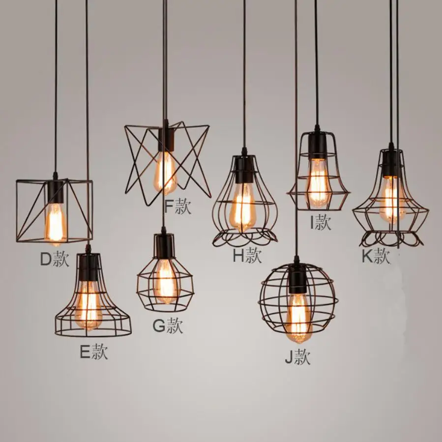 Big Sale Cheap Simples Pequeno Ferro E27 Bulbo Lustres L Mpadas Led Big Sale Cheap Simples Pequeno Ferro E27 Bulbo Lustres L Mpadas Led