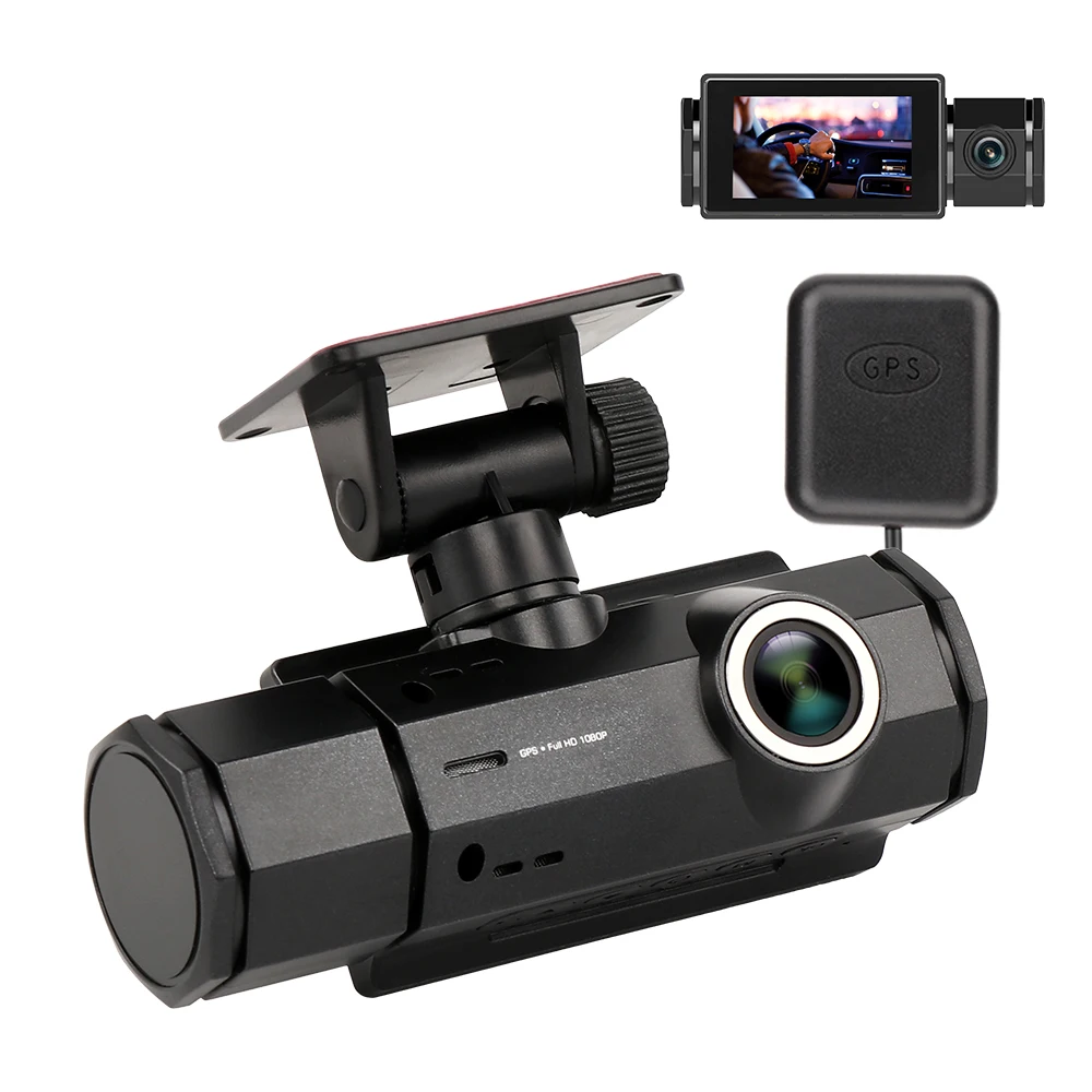 Видеорегистратор с ночным видением XQCK Dashboard camera 1080P диск фиксированными