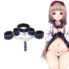 Sexy Pu Leather Handcuff Ankle Cuffs Neck Collar Bdsm Bondage Slave Restraints Adult Games Toys Sex Products Erotic Accessories black leather bondage armor restraints belt bdsm fetish neck collar hand arm cuffs chastity belt adult games sex products