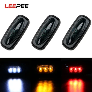 

LEEPEE 3 LED Truck Side Light Marker Lamp Trailer Pickup Indicators Light External Warning Lamp Auto Decoration Car-styling