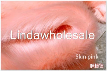 

Quality pile 3-3.5cm plush fabric imitation fox fur clothing collar fur Carpet Decoration Materials,160cmX45cm(half yard)/pcs