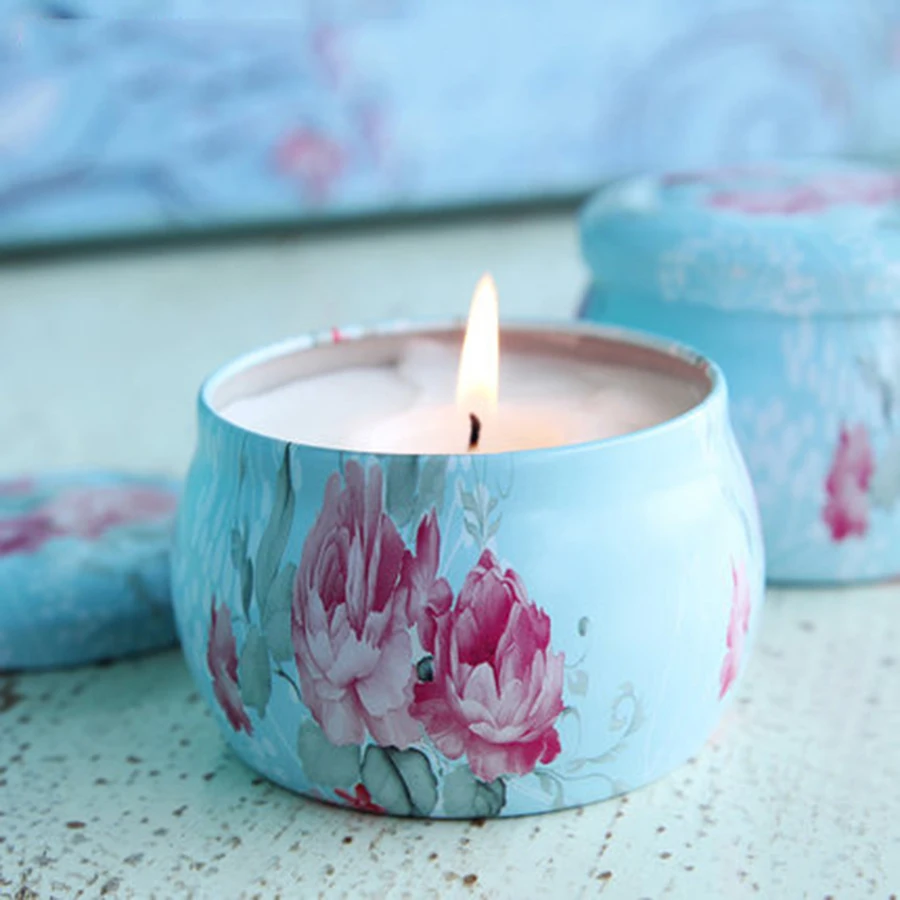 Fragrance Aromatic Home Paraffin Jar Candle Aromatic Scented Artifical