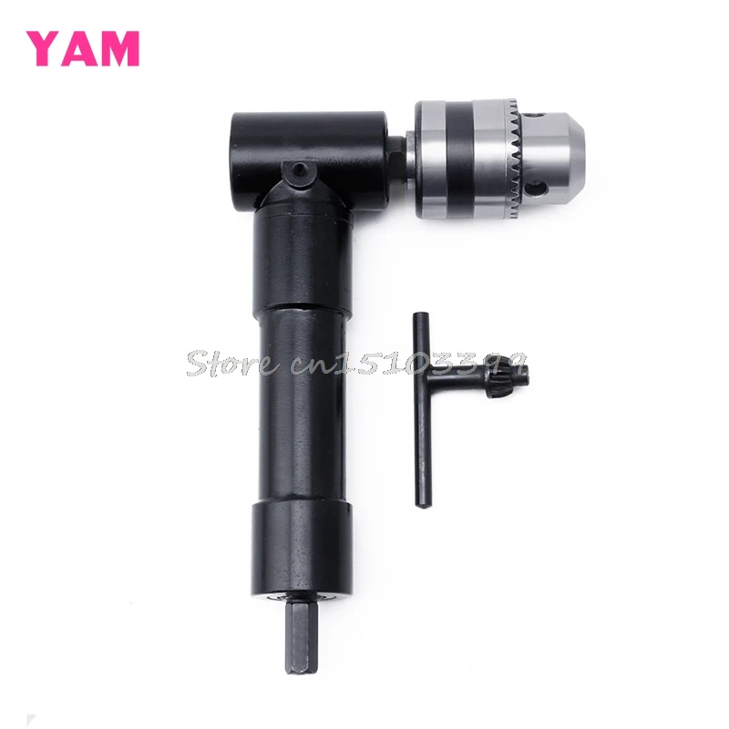 

3/8" Aluminium Head Right Angle Drill Attachment Bit 3/8 Chuck Key Adaptor #G205M# Best Quality