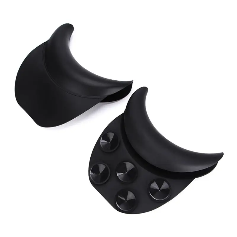 1Pcs Black Silicone Shampoo Head Pillow Neck Rest With Suction Cup Hair Wash Sink Basin Hairdresser Accessories U90F