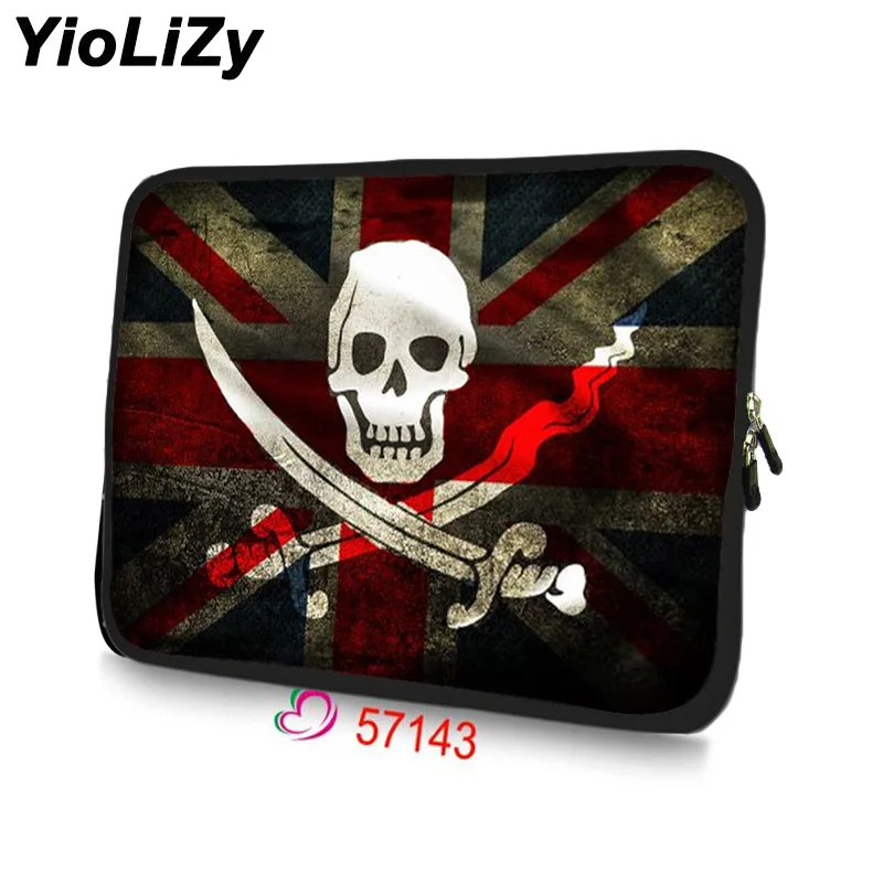 

Pirate flag print waterproof Tablet case 7 notebook sleeve cover 7.9 laptop bag Neoprene protective shell skin TB-57143