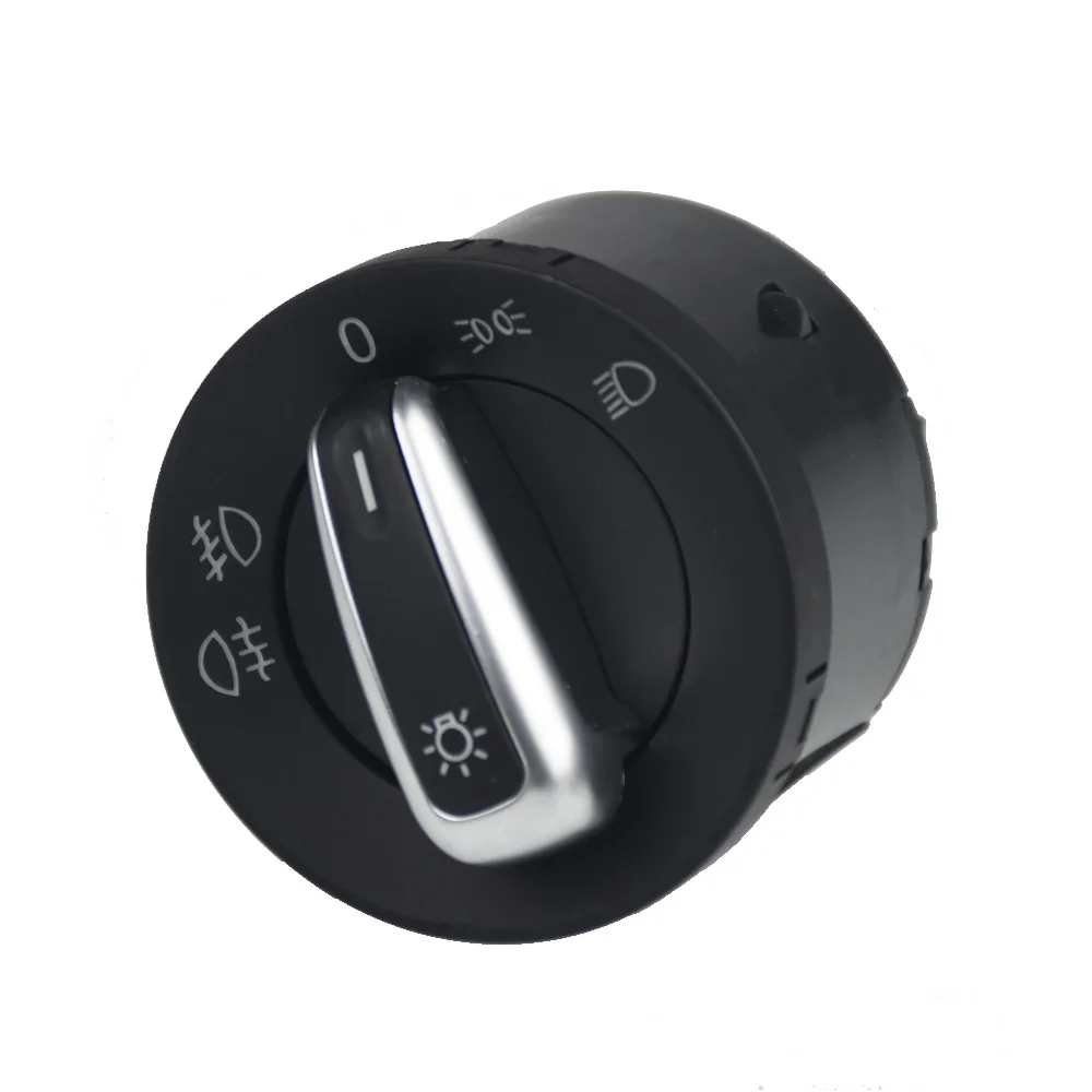 Chrome European Headlight Switch For VW Golf 5 6 GTI Mk5 Mk6 Jetta 5 6
