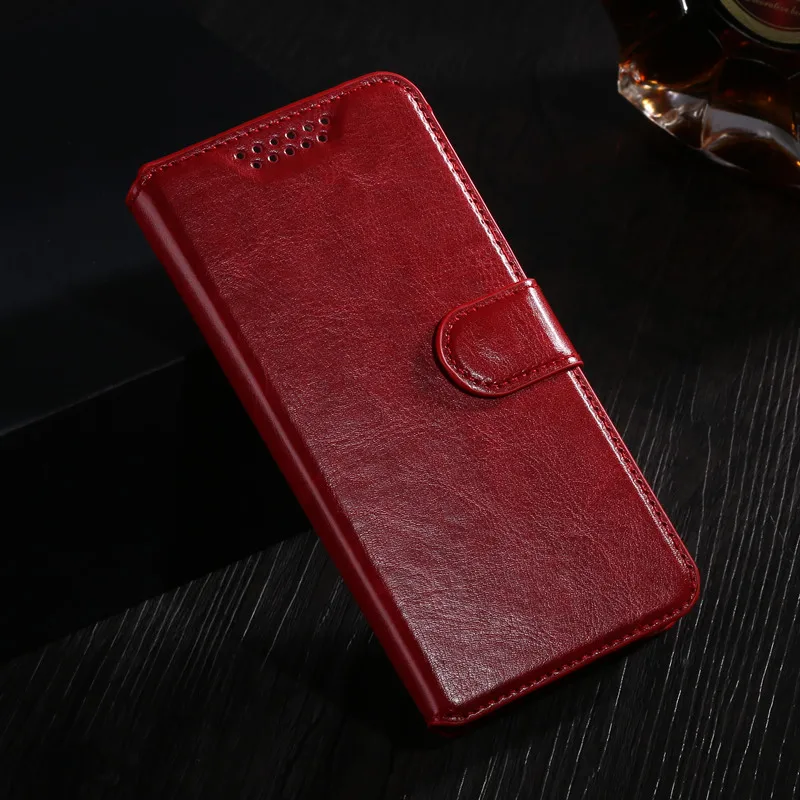 Custodia In Pelle A Portafoglio Di Lusso Per Sony Xperia E4G Dual E2033 E2003 Cover Posteriore A Conchiglia Per Cellulare Con Supporto Per Porta Carte
