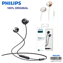 Профессиональные Проводные Наушники Philips SHE4205 с микрофоном для спортивных наушников Galaxy 8 официальное подтверждение