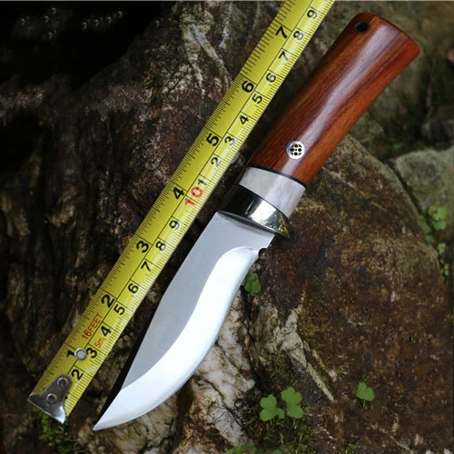 2016 Outdoor knife pure manual 9Cr18Mov knife Pattern steel knife gift