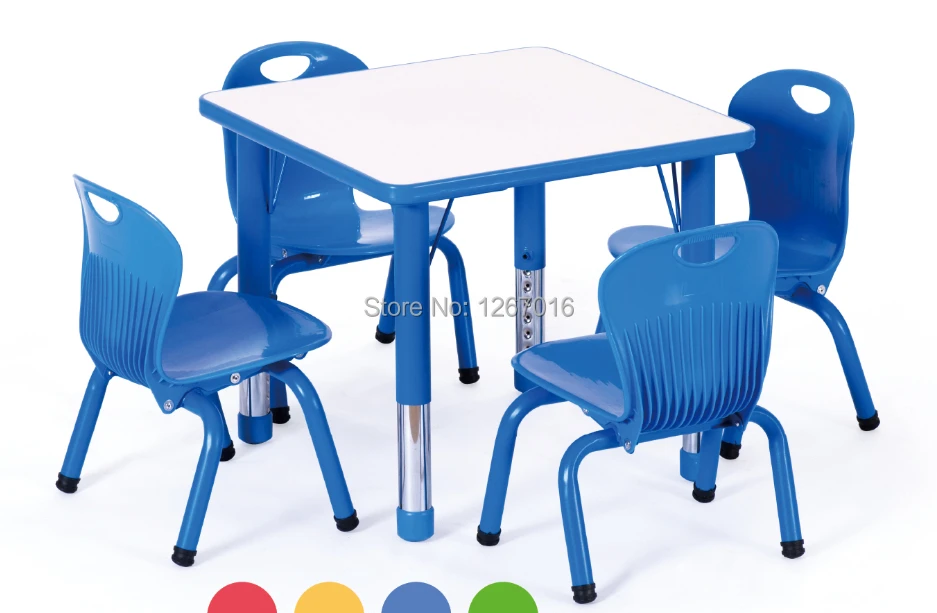Adjustable 30cm Fire-proof Plate Children Table/Kids Plastic Desk/Studying Desk | Мебель
