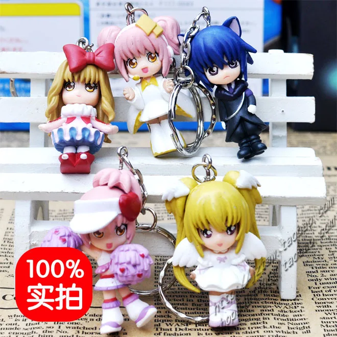 5 шт. аниме персик Пит Шуго Чара ран Хинамори Amu Tsukiyomi Utau Ikuto фигурку игрушки на