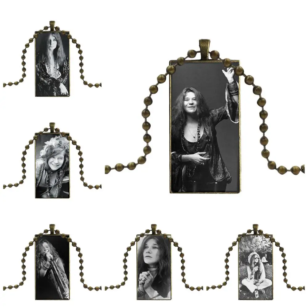 Janis Joplin американская певица для детей винтажное ювелирное изделие Бронзовое