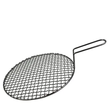 

Replacement Stainless Steel Grill Mesh With Handle Diameter 24.5/26.5/29.5/33cm Carbon Barbecue Grill Mesh High Temp Resistance