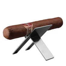 Складываемая сигара из нержавеющей стали, держатель пепельницы, съемный туристический стенд для сигар, держатель для сигарет любого размера