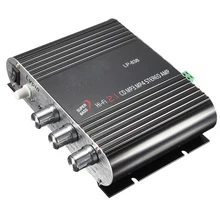 AAAE Топ 12 В 200 Вт Мини Автомобильный радиоканал 2 дома супер бас Hi-Fi стерео усилитель mp3-плеер