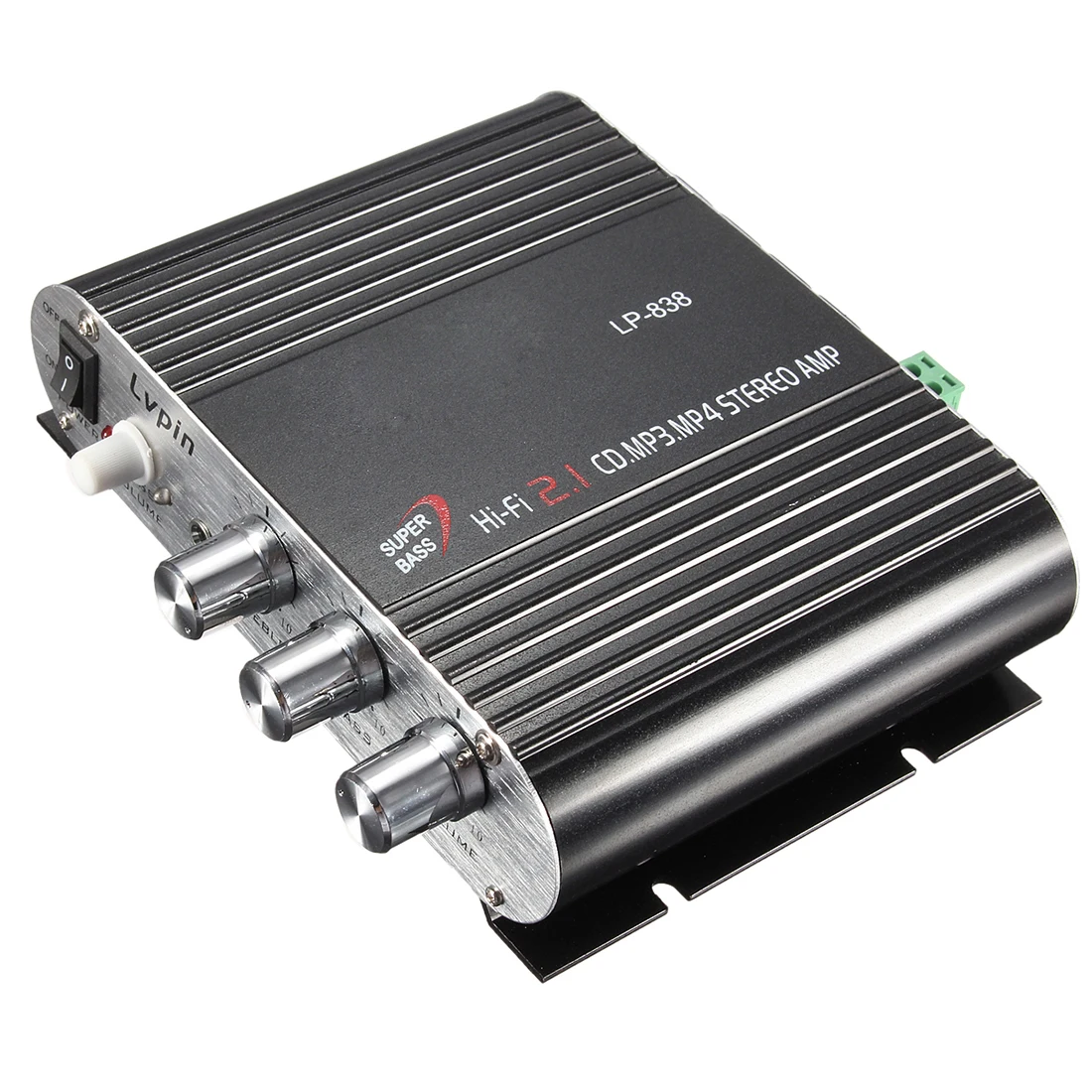 AAAE Top 12V 200W Mini Car Radio Channels 2 House Super Bass Hi-Fi Stereo Amplifier MP3 Player | Электроника