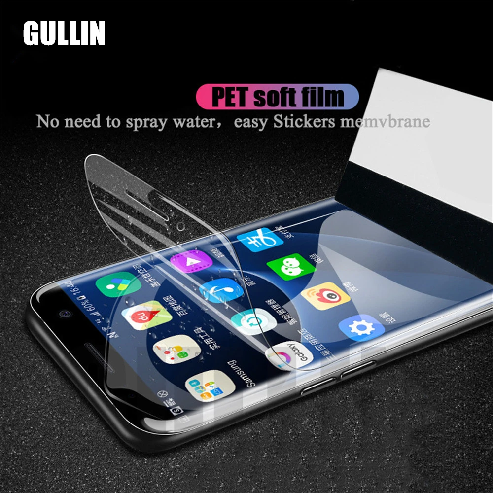 

3D Curved soft upgrade Screen Protector Film For Samsung Galaxy S7 Edge S8 9 Plus Full Cover For Samsung Note 8 film ( Not Glas)